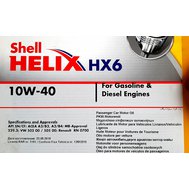 Shell Helix HX6 10W40  1lt sudový